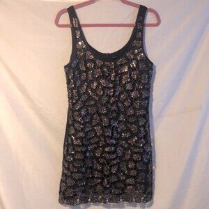 Guess Beaded Tank Mini Dress